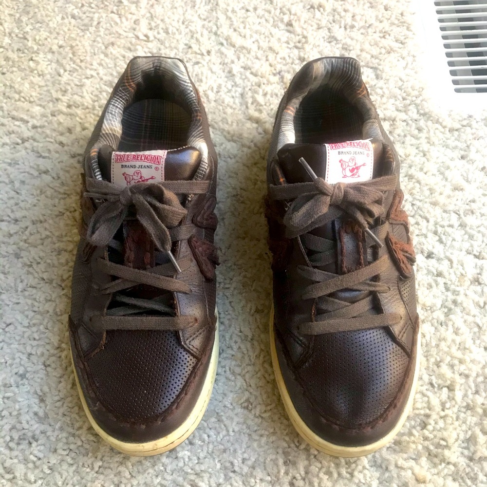 Men’s True Religion Shoes TR142104 Brown Leather 9